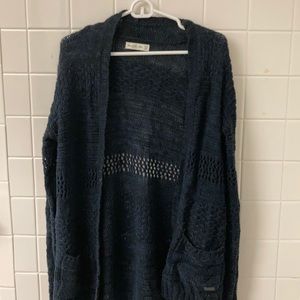 Navy blue cardigan